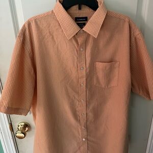 Croft & Barrow Orange Casual Button Down Shirt